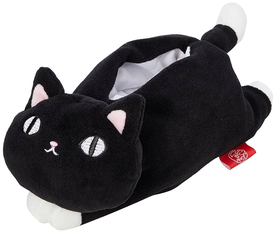 Amazon｜にゃん屋 猫3兄弟 マグネットティッシュカバー kuro